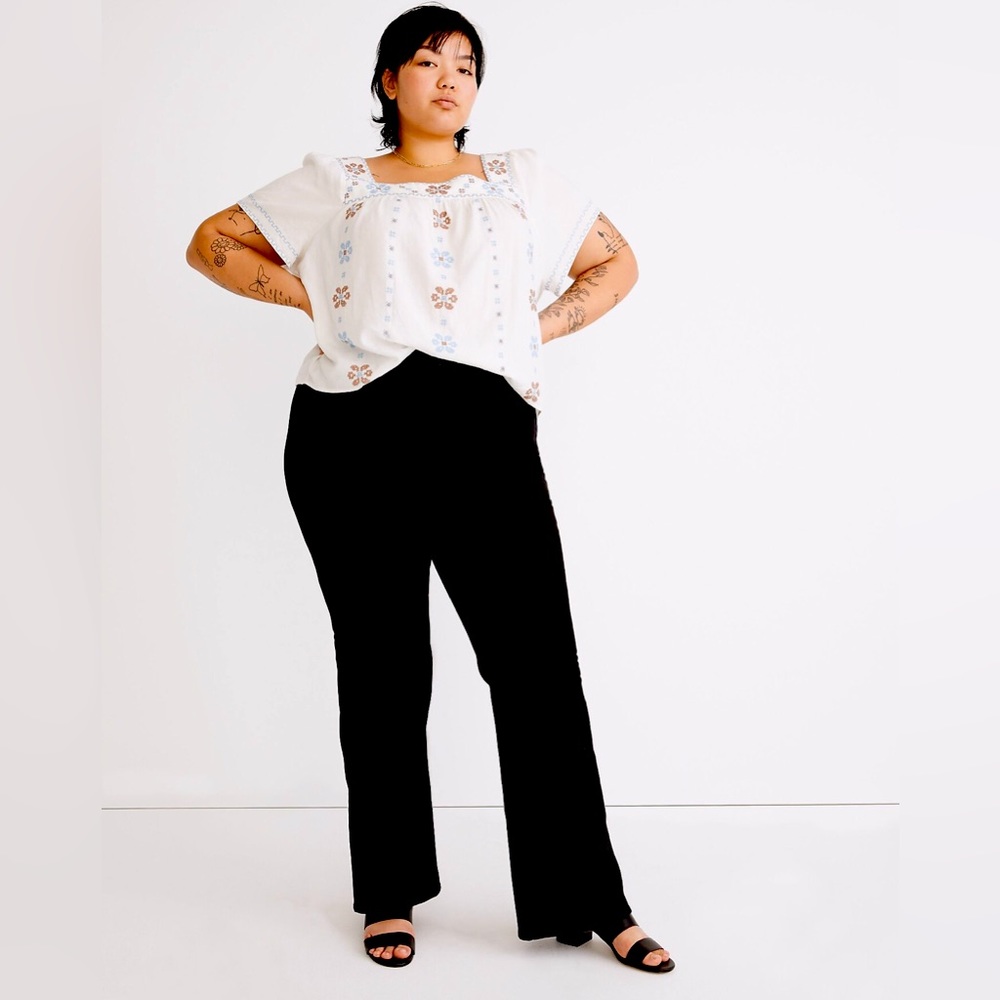 The Plus Perfect Vintage Flare Jean in Sherborn Wash